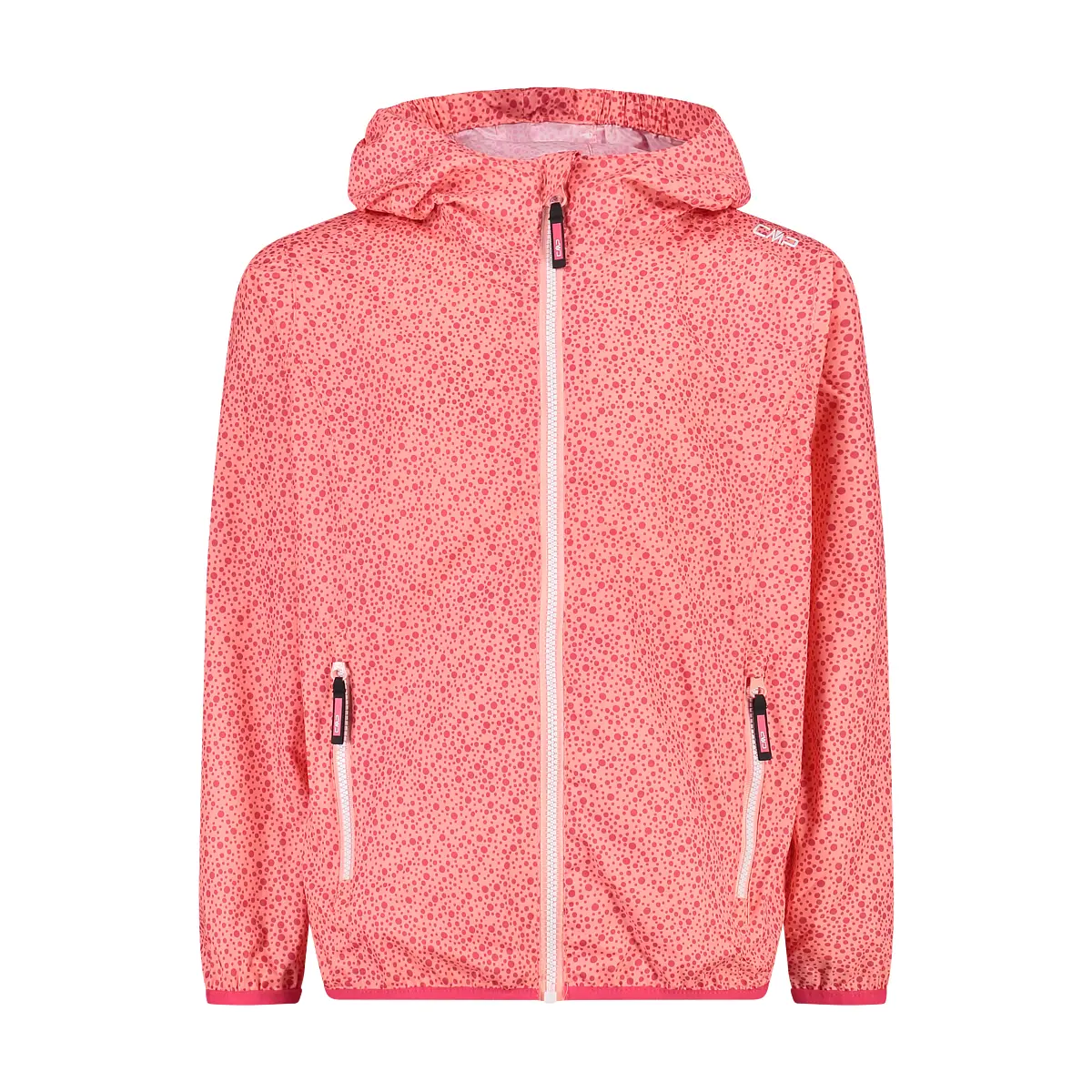 Cmp Girls Orange ' Waterproof Hooded Jacket