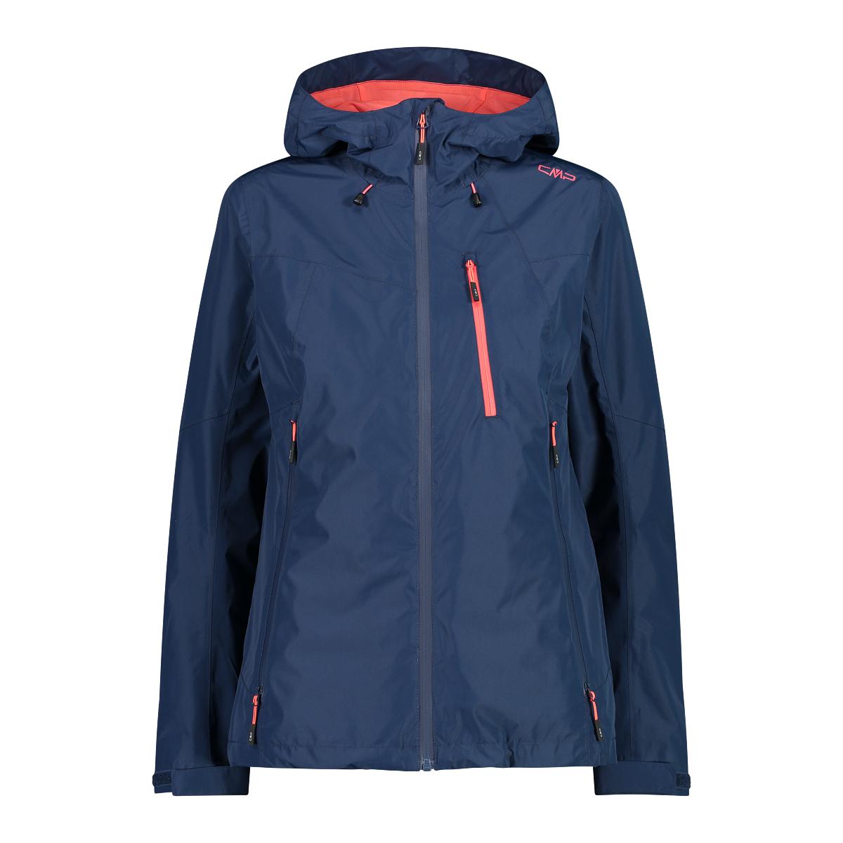 Giacca impermeabile donna con cappuccio fisso CMP