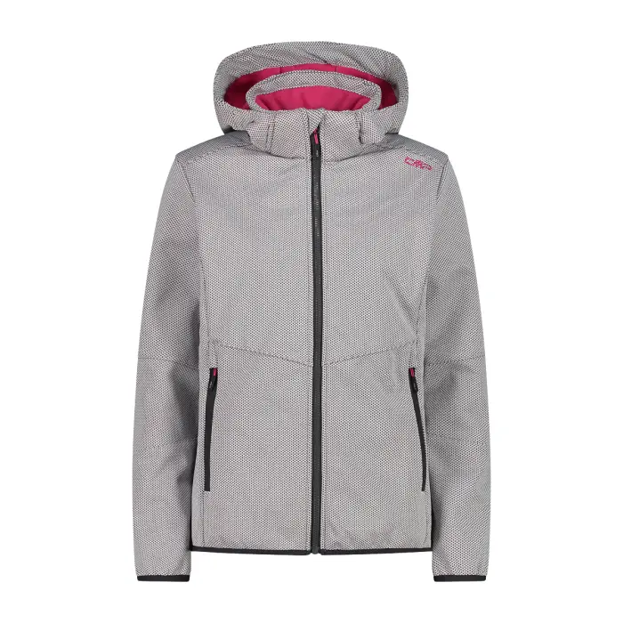 Cmp Women's Gris Zip-Up Hooded Jacket