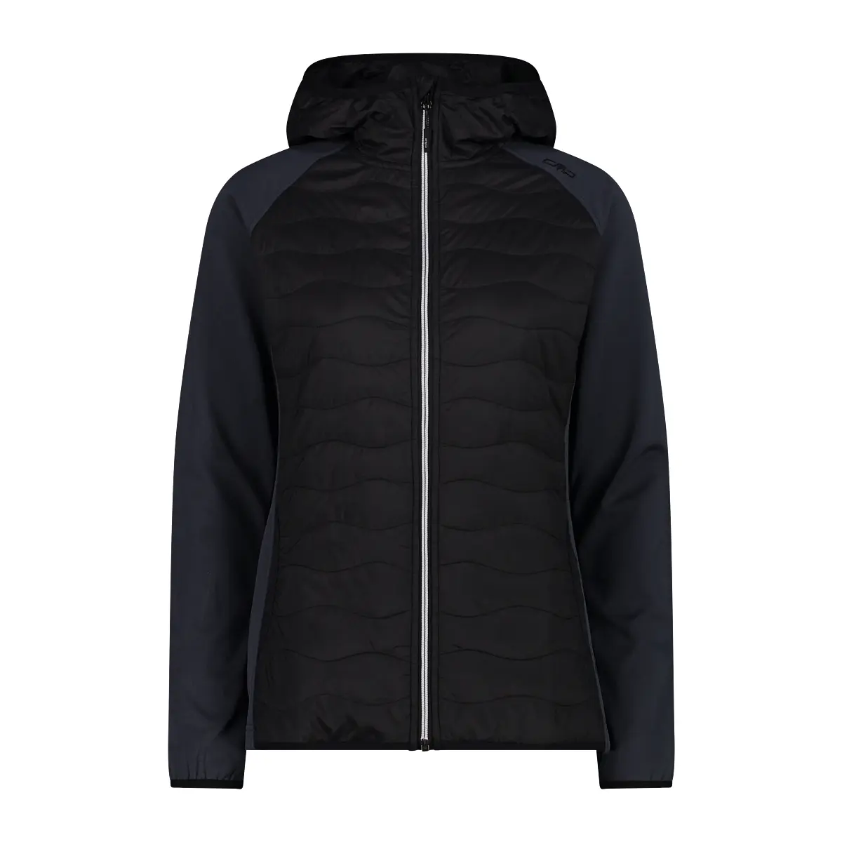 Cmp Women's Noir Hybrid Hooded Jacket