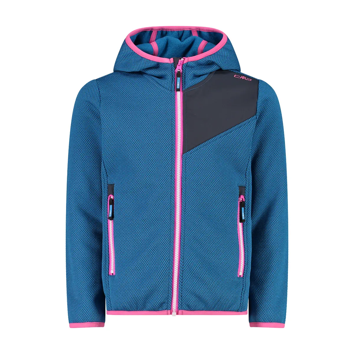 Mädchen-Hoodie aus Jacquardstrick CMP