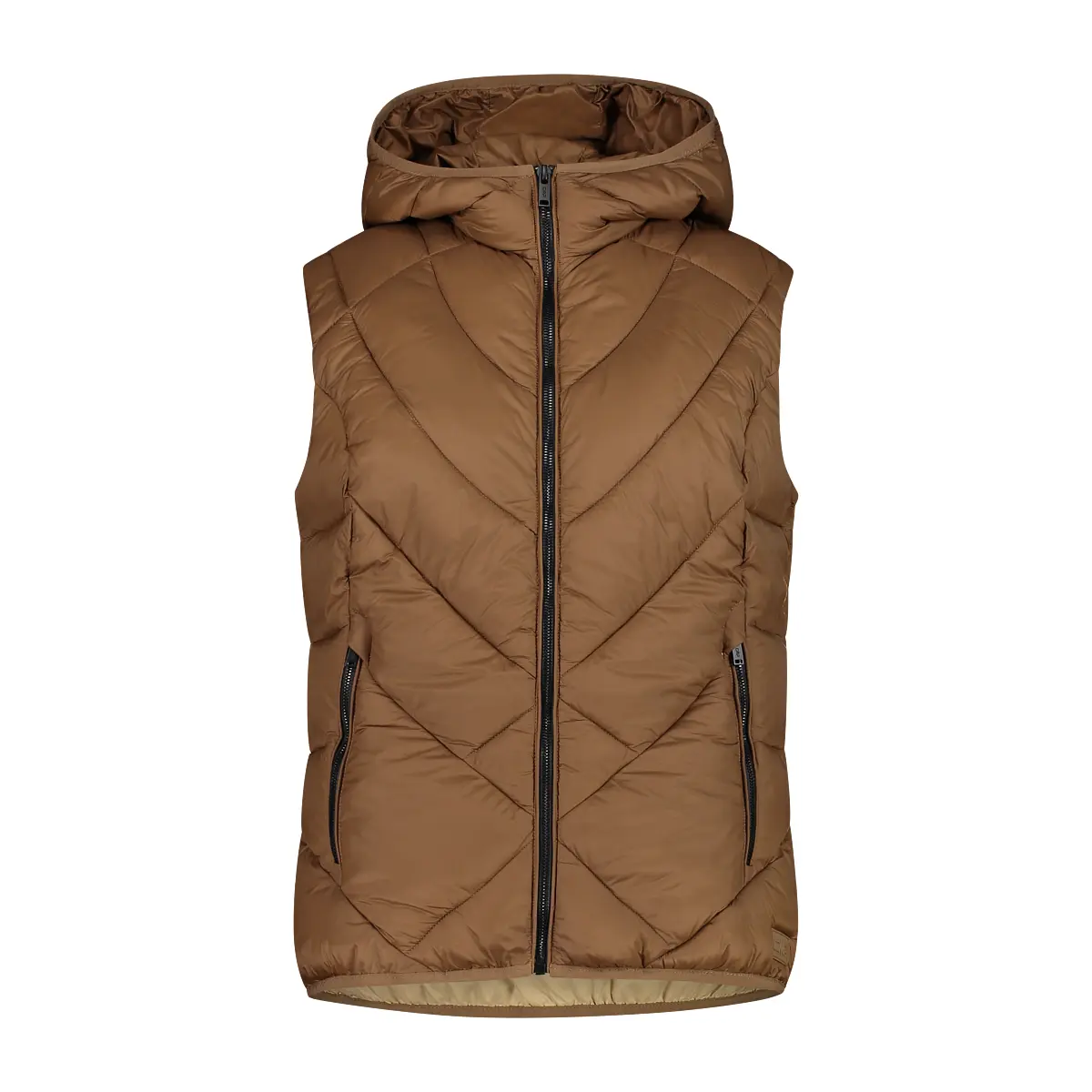 Women's sleeveless hooded down jacket CMP