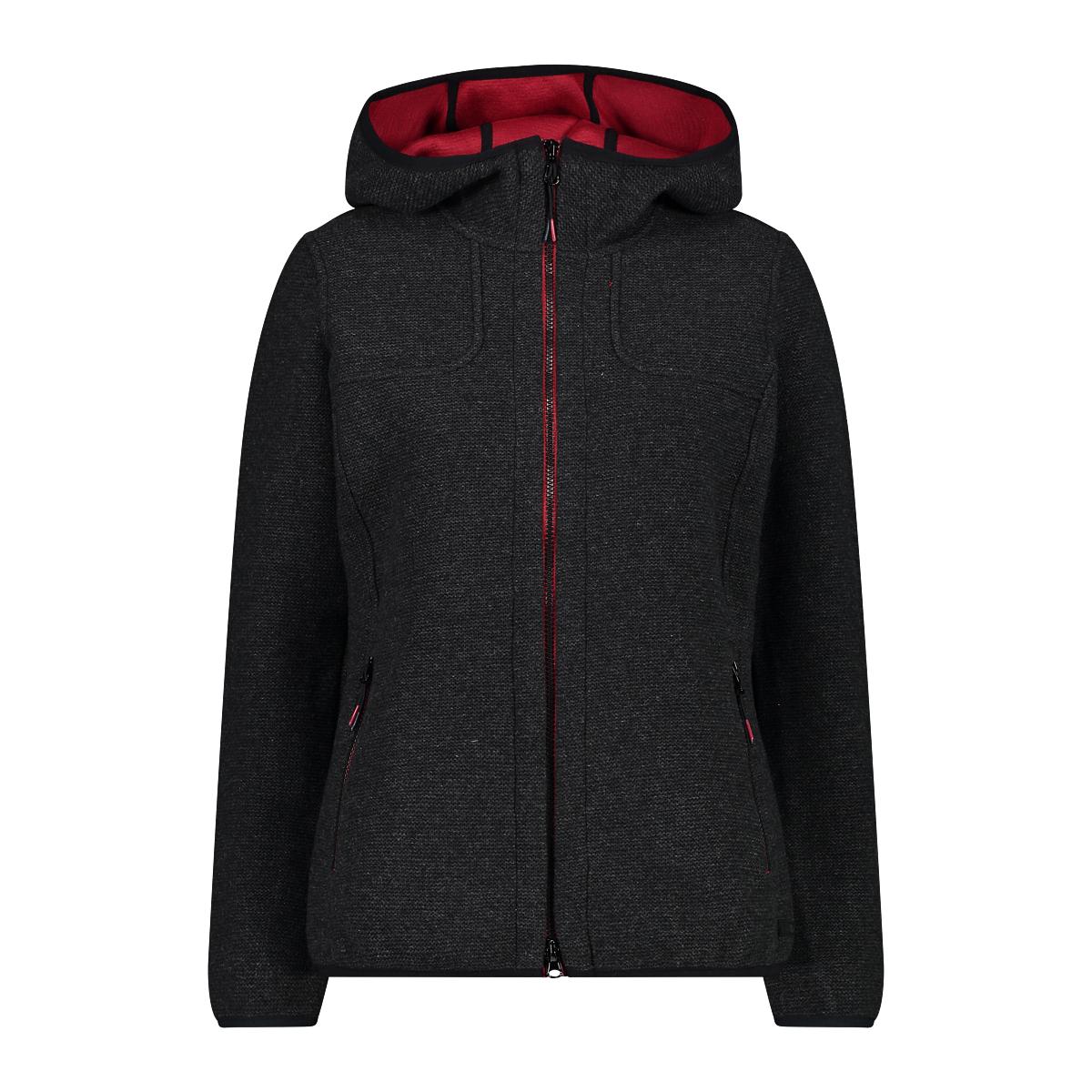 Giacca con cappuccio in lana donna CMP