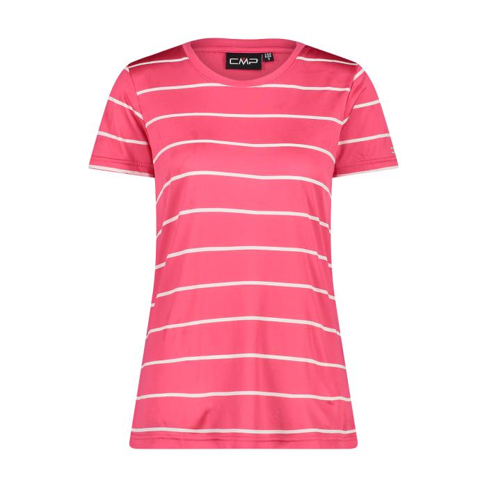 8057153931530 - Gestreiftes Rundhals-T-Shirt für Frauen CMP