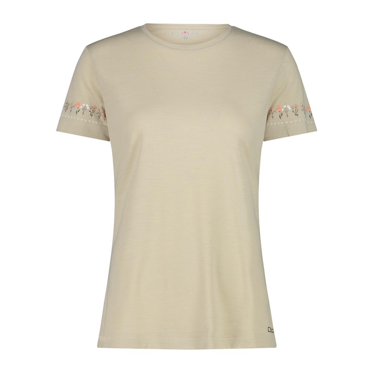8050243478977 - Rundhals T-Shirt aus Merinowolle für Damen CMP