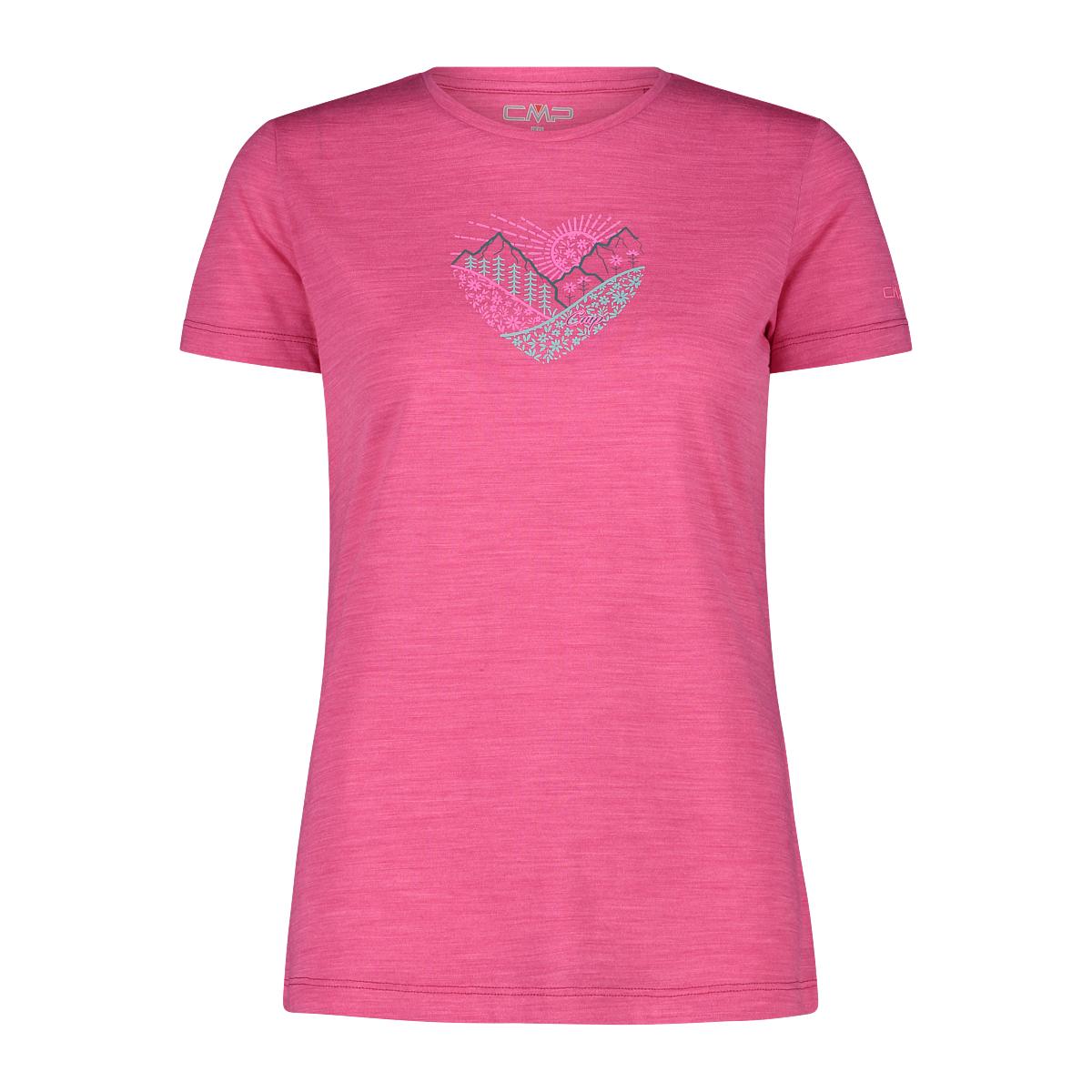 8050243479103 - Rundhals T-Shirt aus Merinowolle für Damen CMP