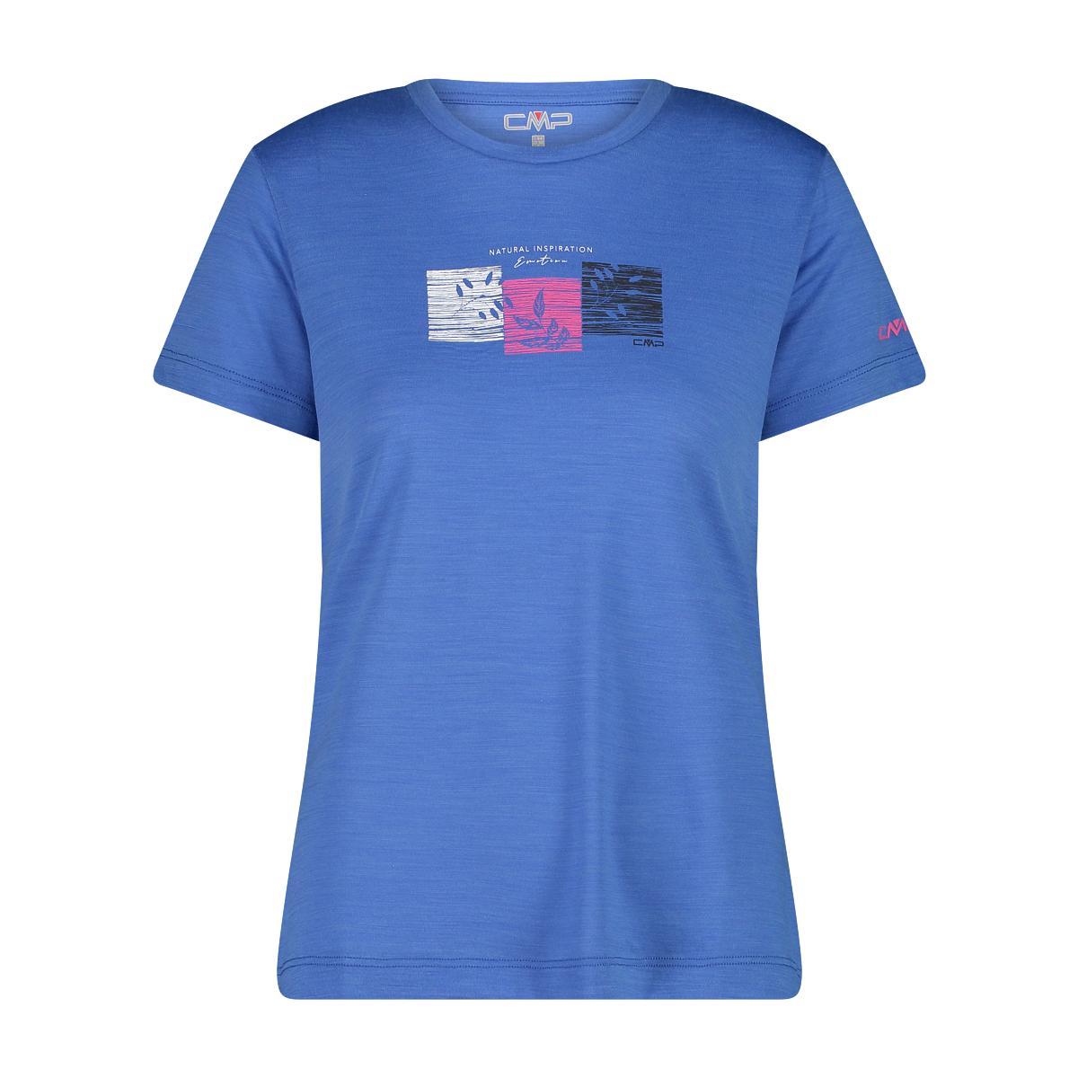 8058949778322 - Rundhals T-Shirt aus Merinowolle für Damen CMP