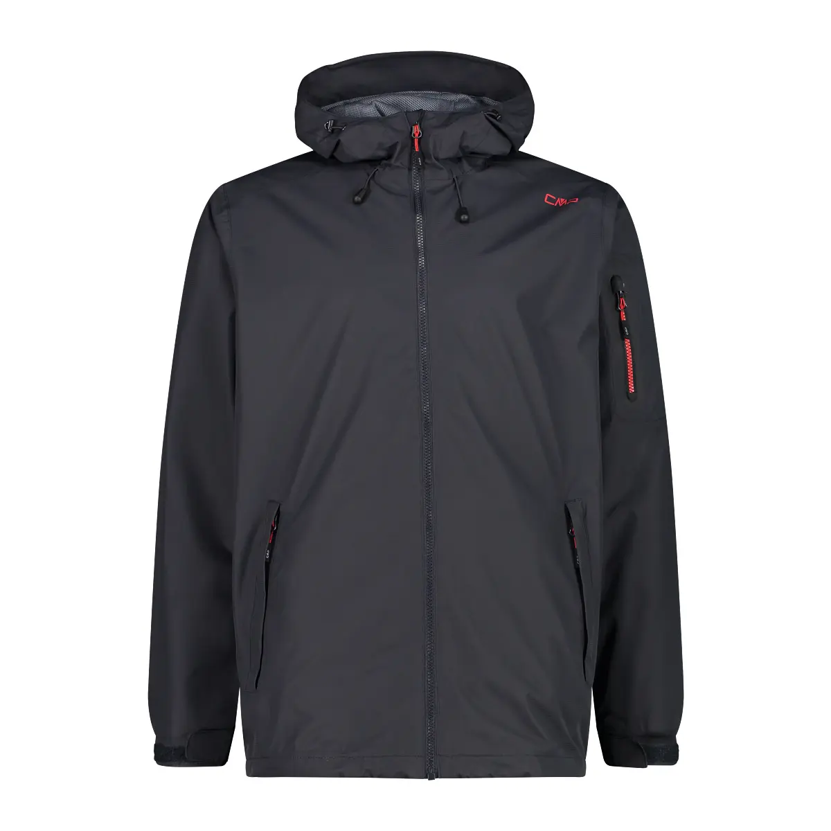 Cmp Men's Noir Waterproof Hooded Jacket
