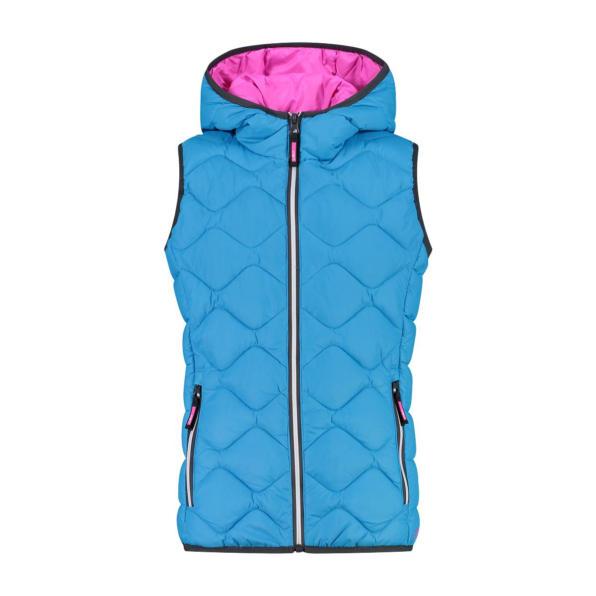 8059342562440 - Kinder Hoodie Weste (Größe 98 tuerkis)