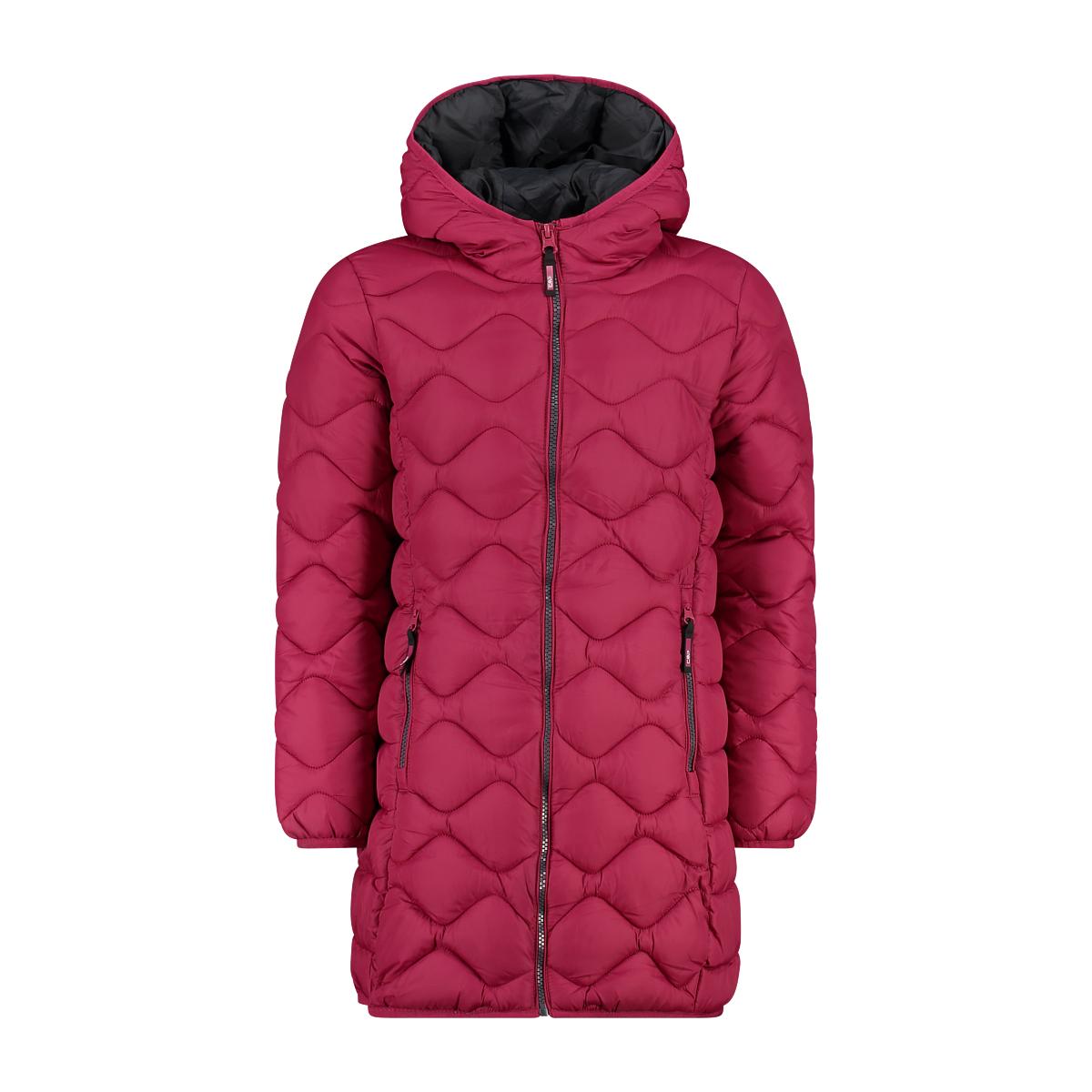 8059342529047 - Lange Mädchen Steppjacke mit Kapuze CMP
