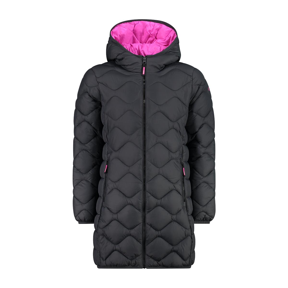 8059342562761 - Lange Mädchen Steppjacke mit Kapuze CMP