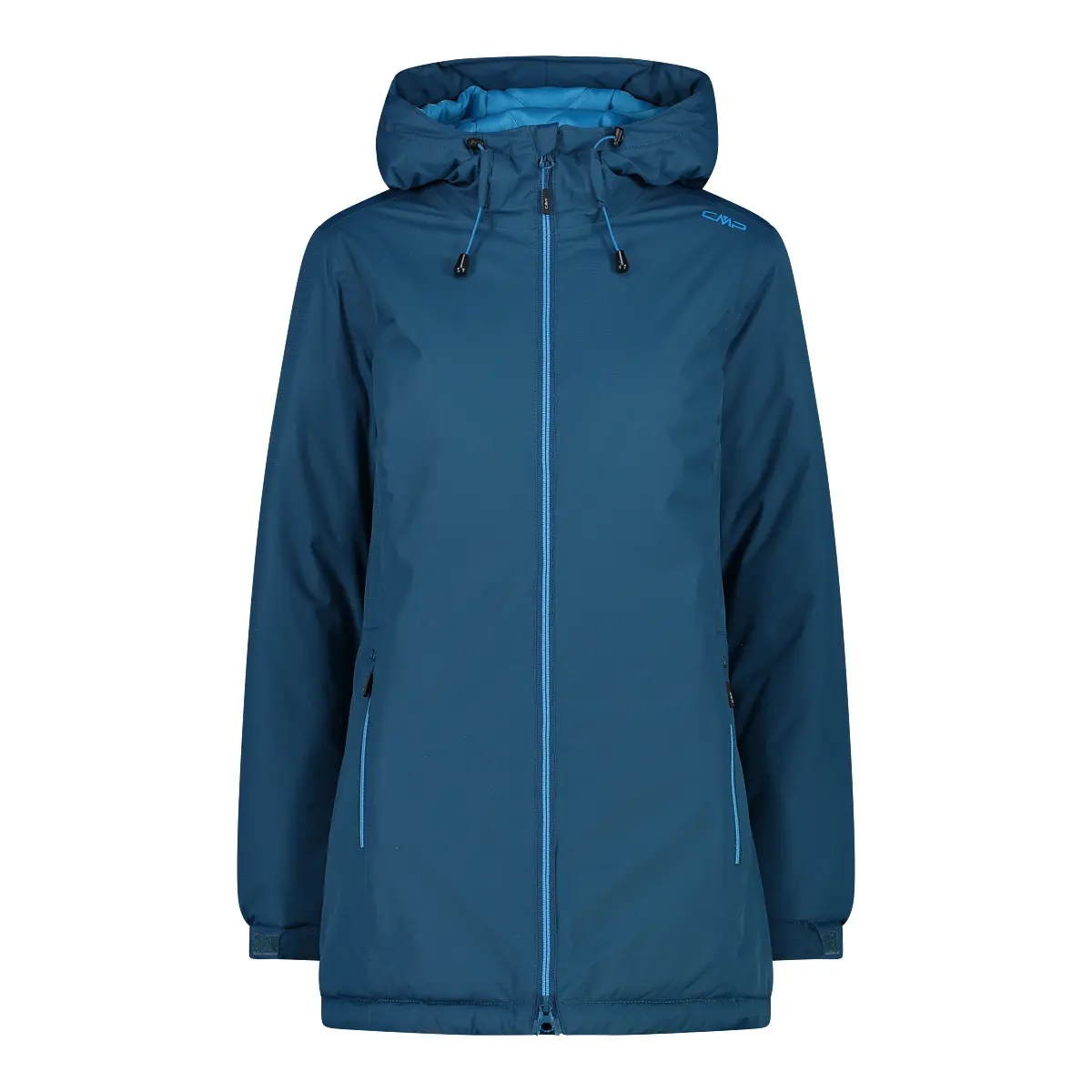 Cmp Women's Bleu Ripstop Hoodie