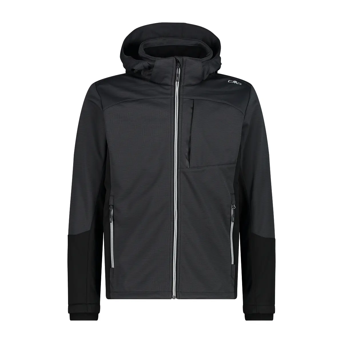 Cmp Men's Gris Ripstop Softshell Hoodie