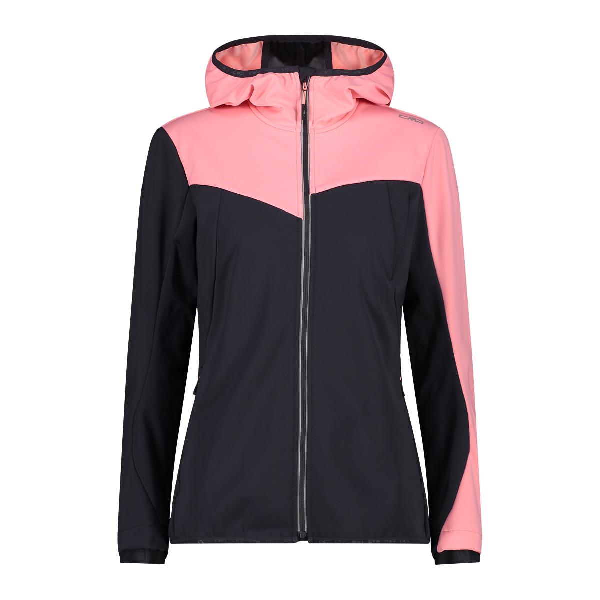 Giacca con cappuccio softshell Unlimitech donna CMP