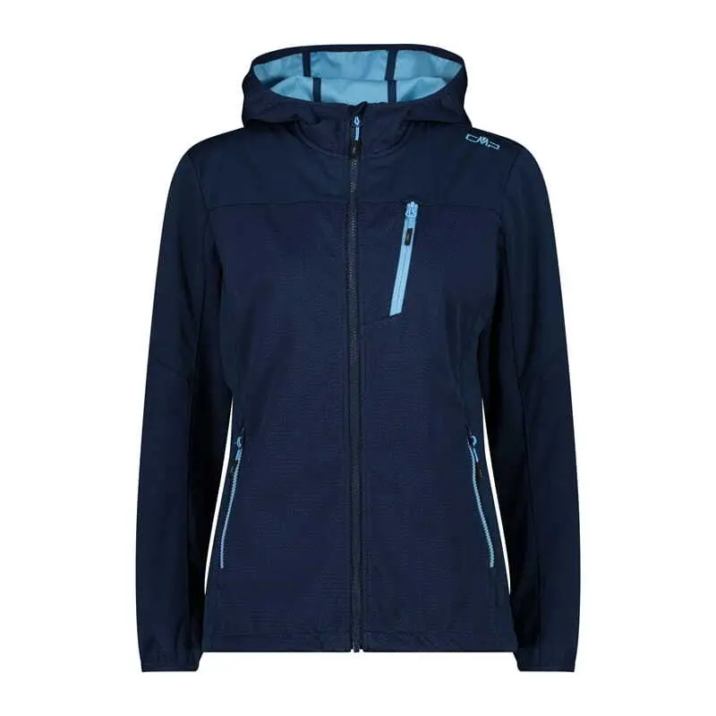 Cmp Damen Bleu -Kapuzenjacke