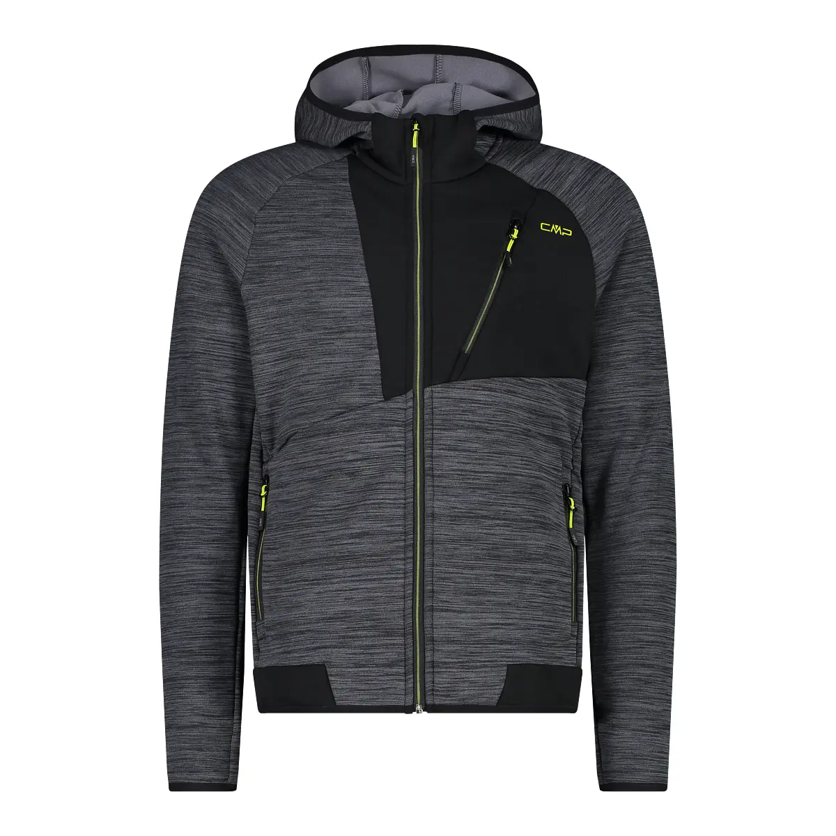 Cmp Men's Gris Stretch Performance Hoodie