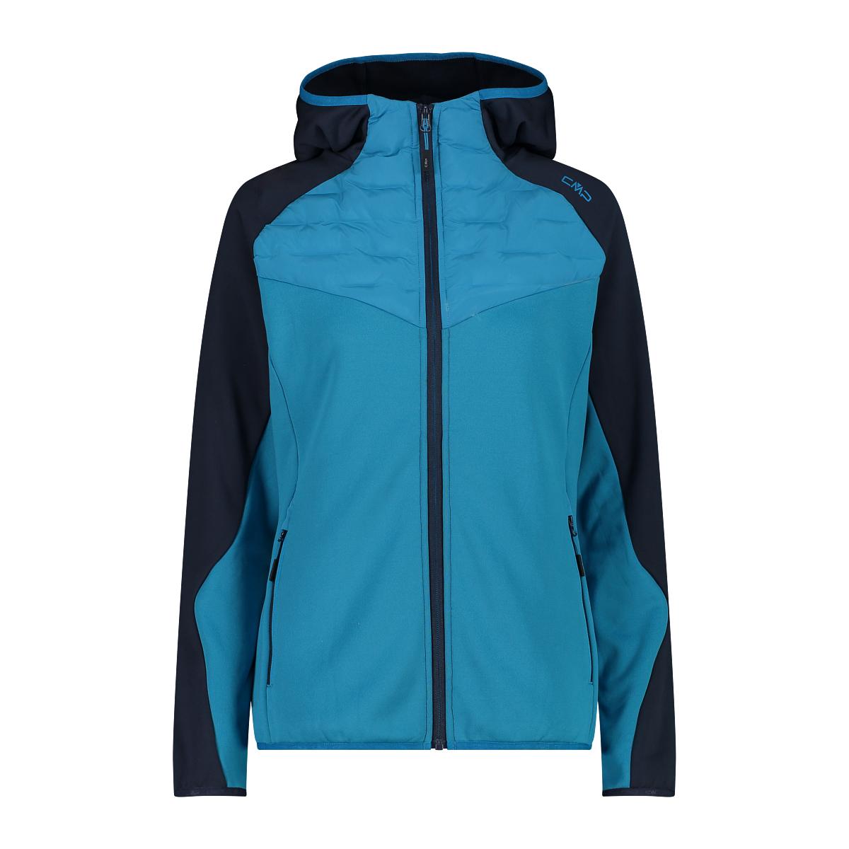 Giacca a hoodie ibrida unlimitech donna CMP