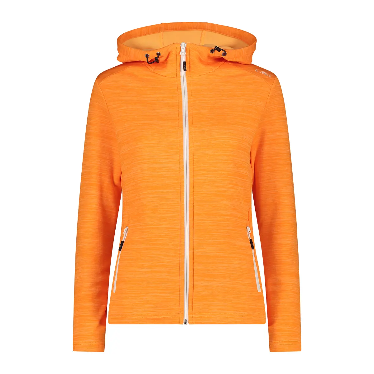 Cmp Women's Orange Performance Stretch Hoodie