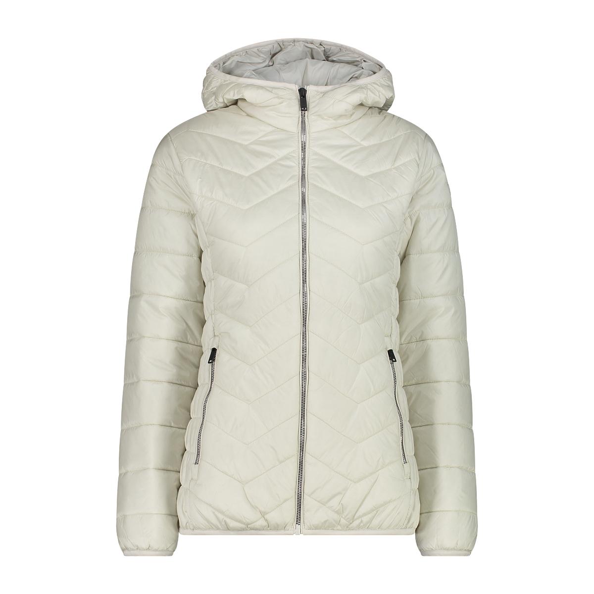 8058949401107 - Damen Steppjacke mit Kapuze und diagonalen Nähten CMP