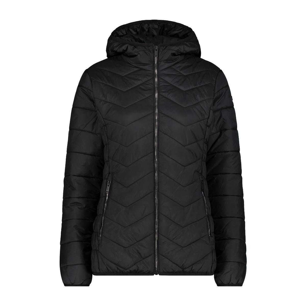 8058949401091 - Damen Steppjacke mit Kapuze und diagonalen Nähten CMP