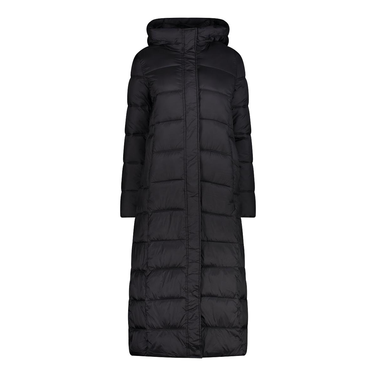 8058949405136 - Lange glänzende Kapuzenjacke für Damen CMP