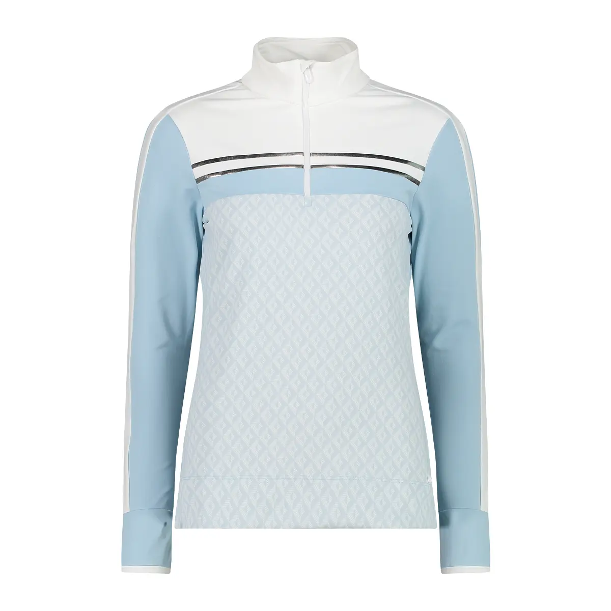 Cmp Women's Bleu Soft-Tech Roll-Neck Fleece