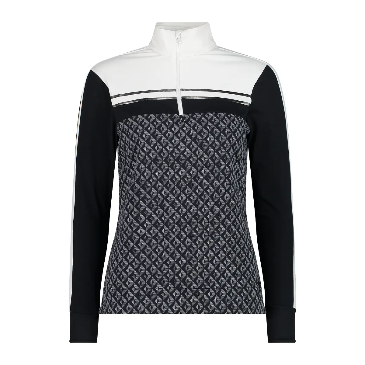 Cmp Women's Noir Soft-Tech Roll-Neck Fleece