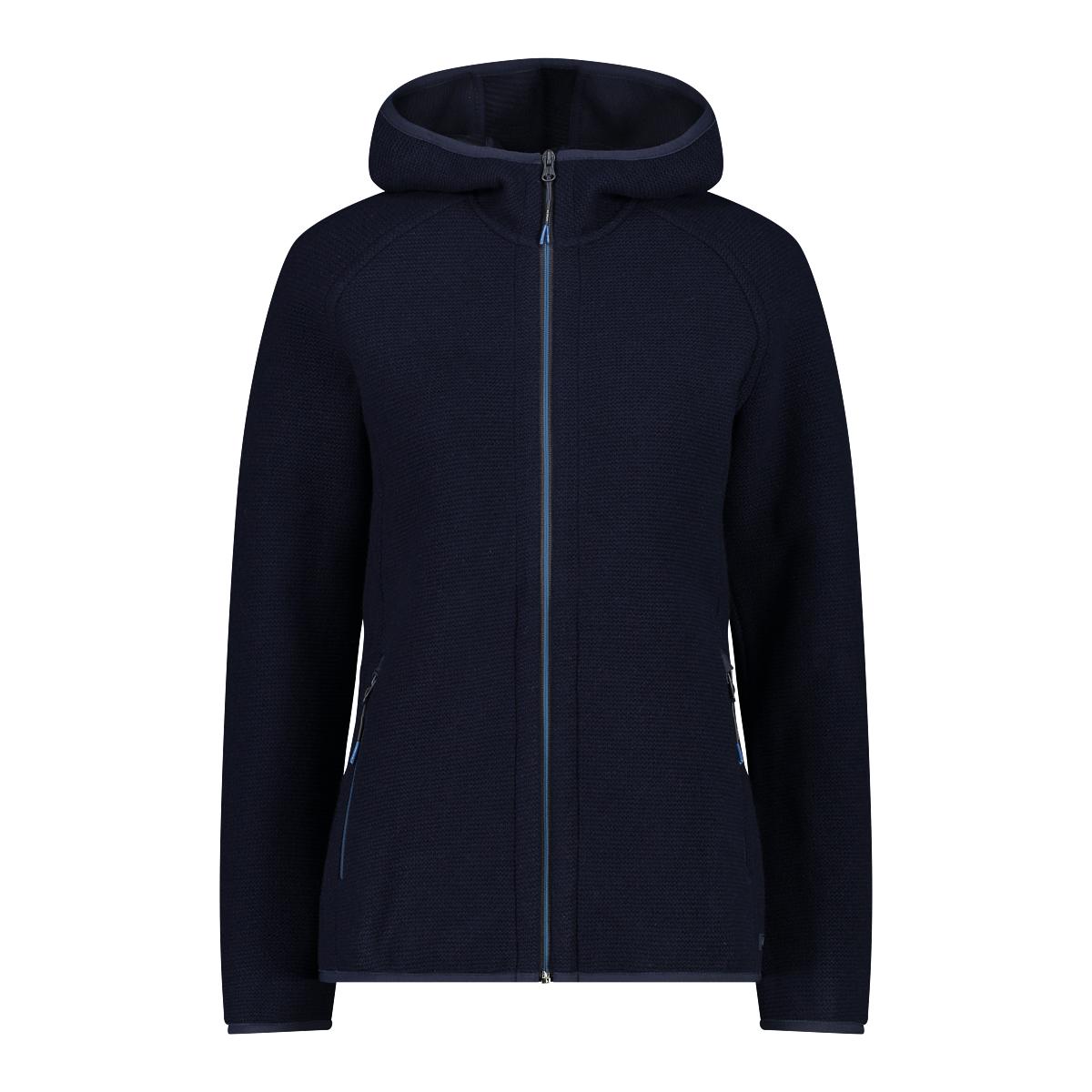 Giacca con cappuccio wooltech donna CMP