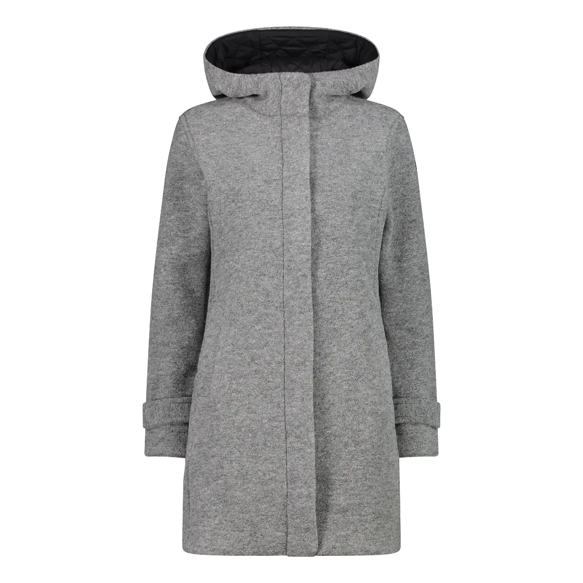 Cmp Women's Gris Hooded Coat