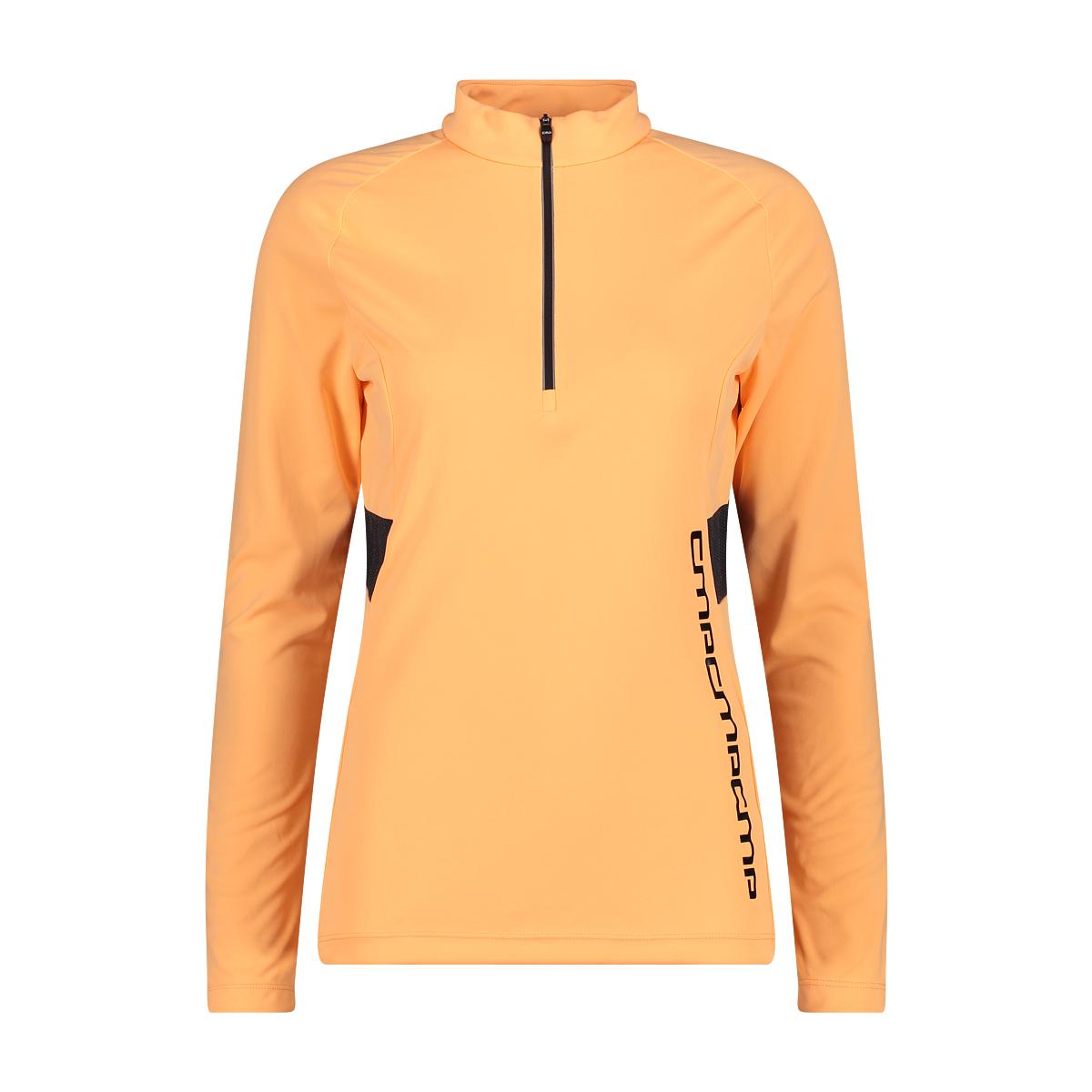 Drill top allenamento con mezza zip da donna CMP