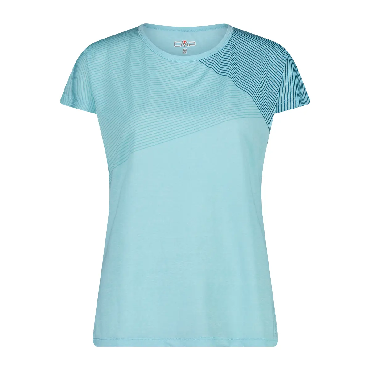 Gestreiftes T-Shirt, Damen CMP