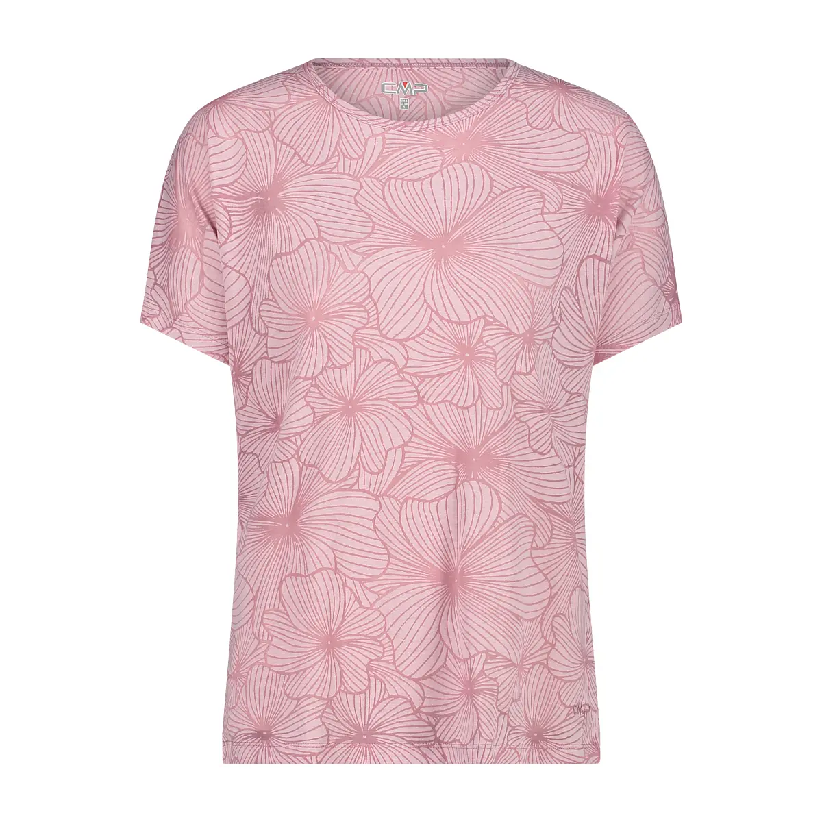 Women's flowery t-shirt CMP