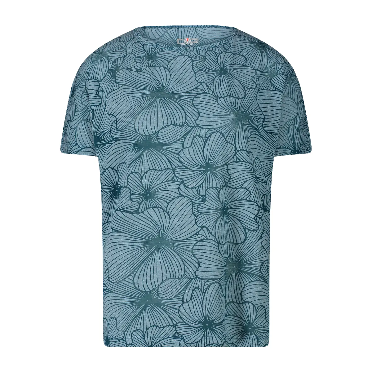 Women's flowery t-shirt CMP
