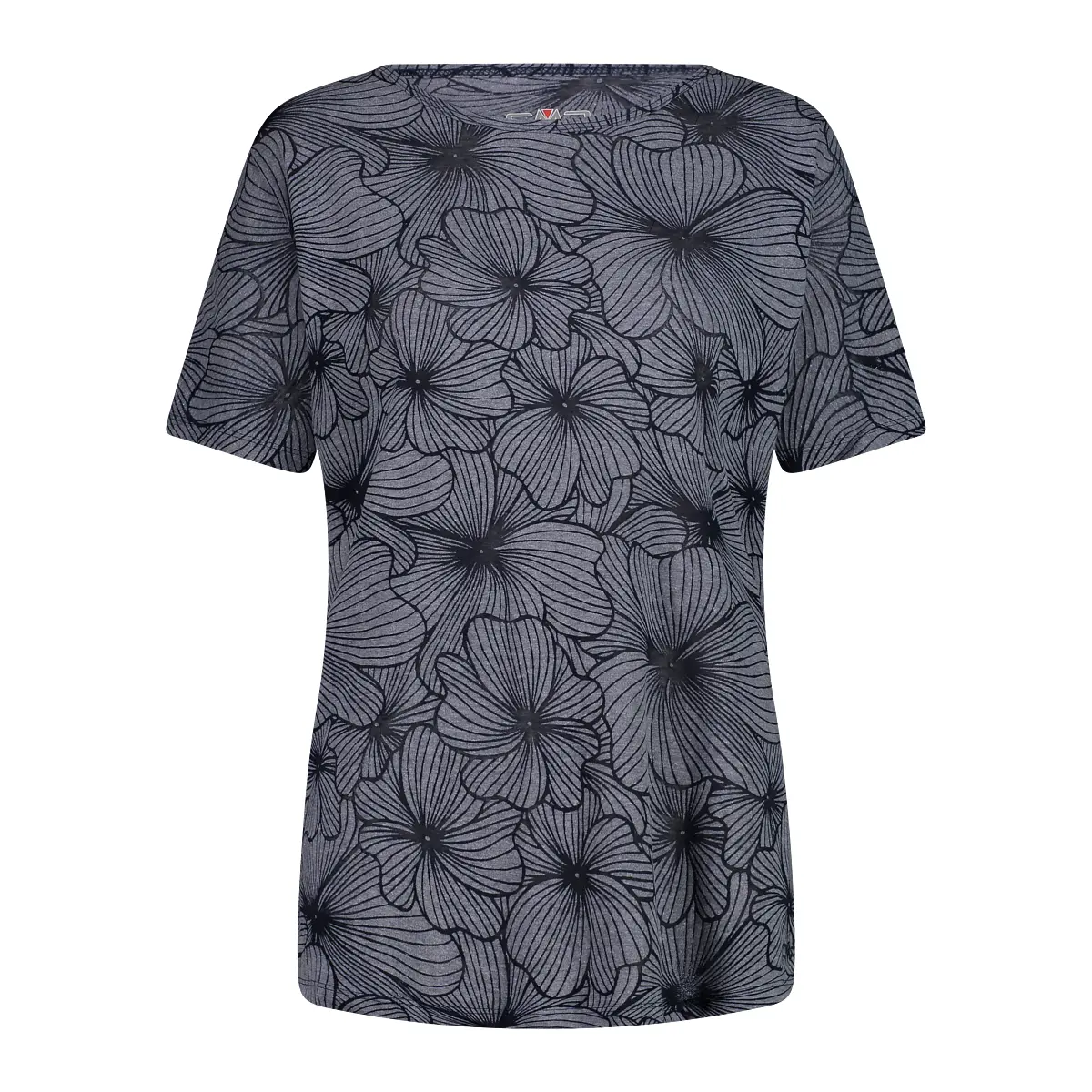 T-Shirt mit Blumenmuster, Frau CMP