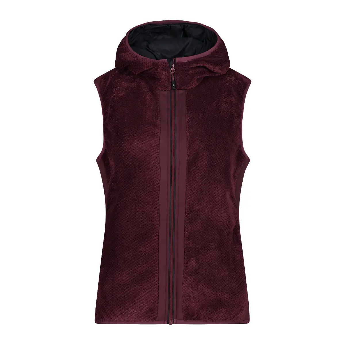 Ärmellose Damen-Hoodie-Fleecejacke CMP High Loft