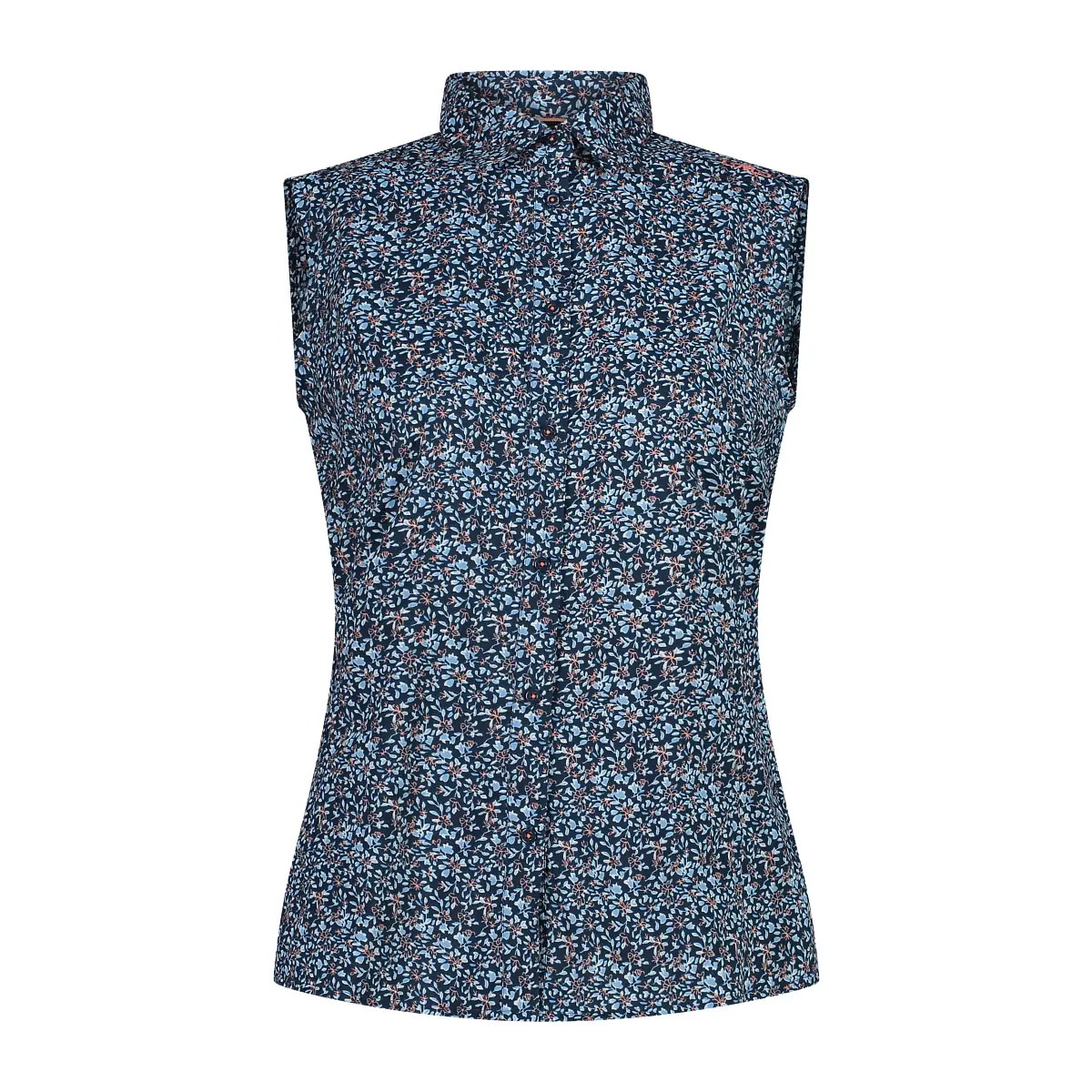 Cmp Damen Bleu Ärmelloses Hemd,