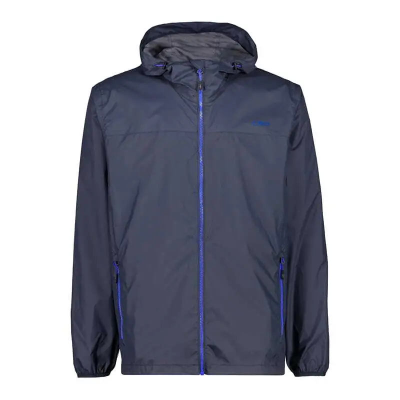 Cmp Men's Bleu Waterproof Hooded Jacket