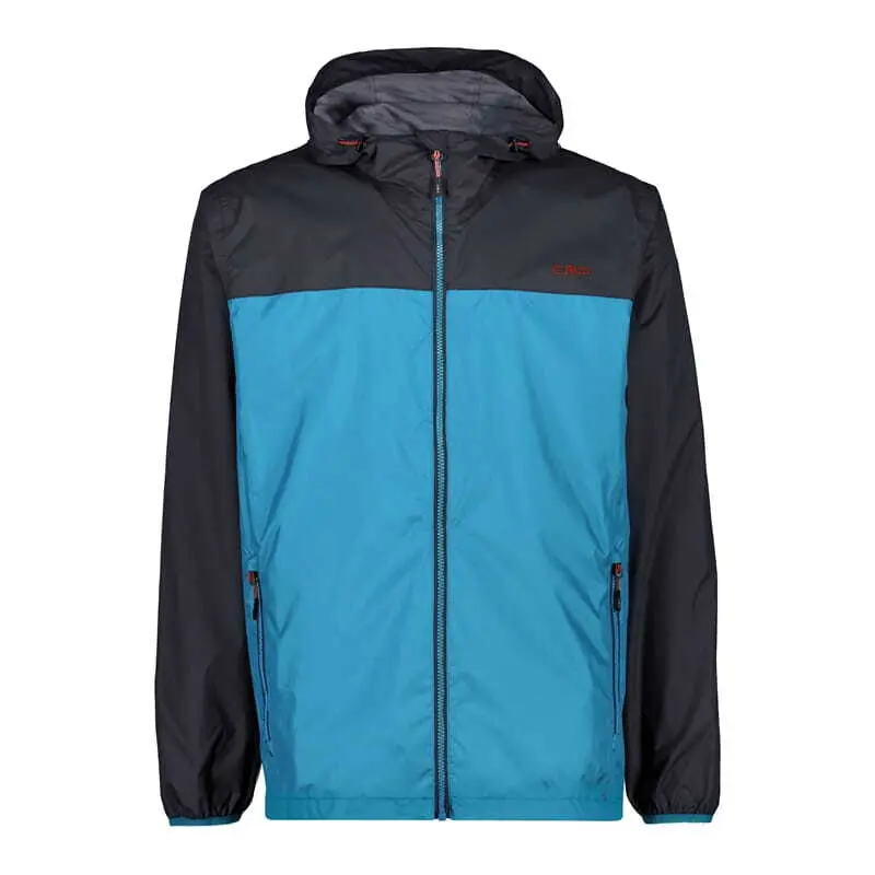 Cmp Men's Bleu Waterproof Hooded Jacket