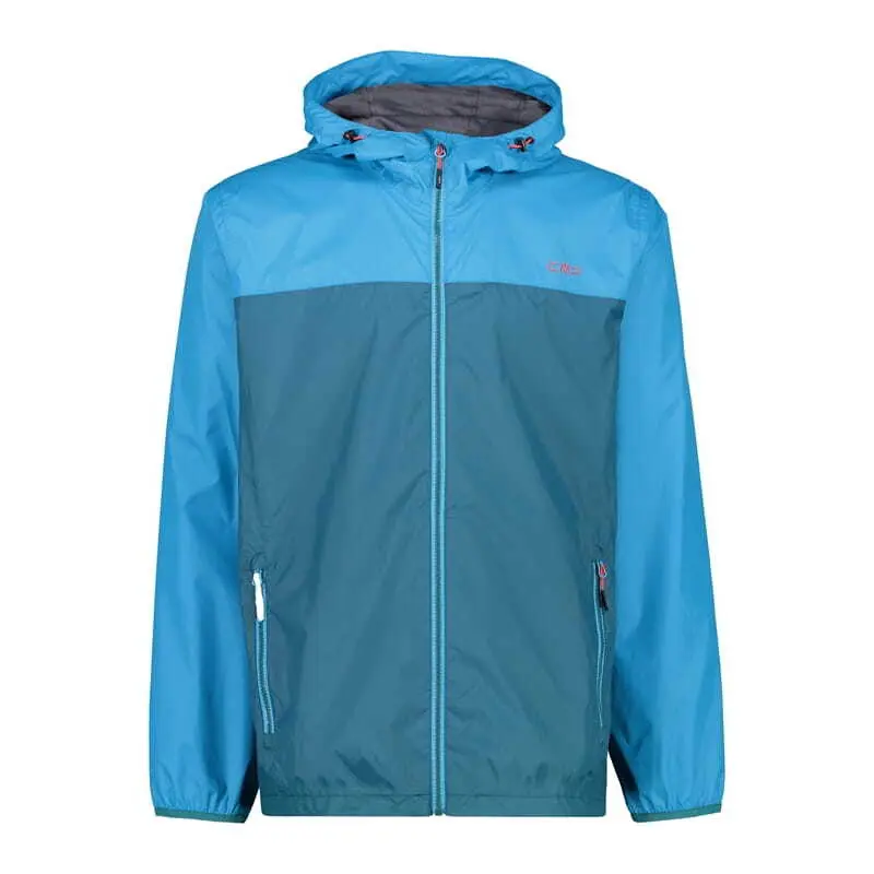 Cmp Men's Bleu Waterproof Hooded Jacket