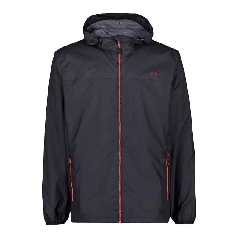 Cmp Men's Gris Waterproof Hooded Jacket