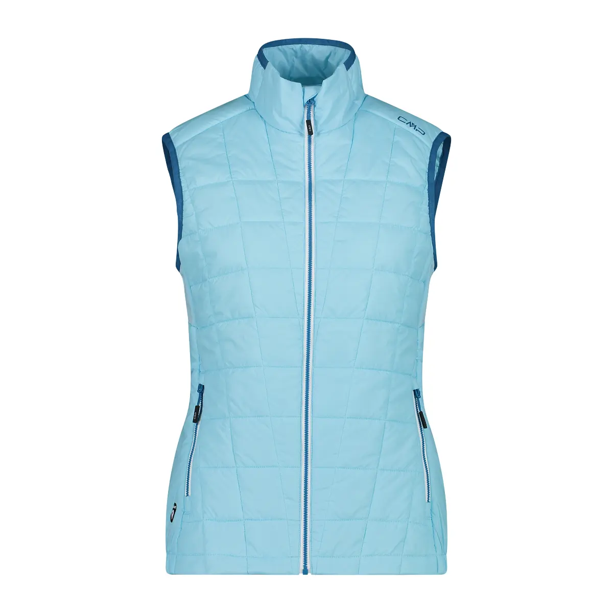 Cmp Women's Bleu Sleeveless Down Jacket Unlimitech