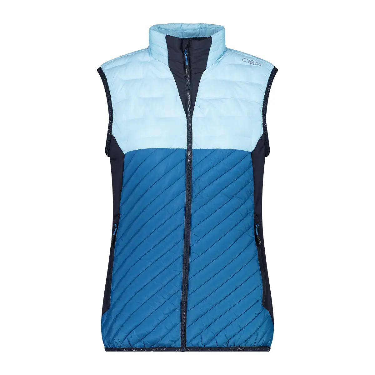 Cmp Women's Bleu Sleeveless Down Jacket Unlimitech