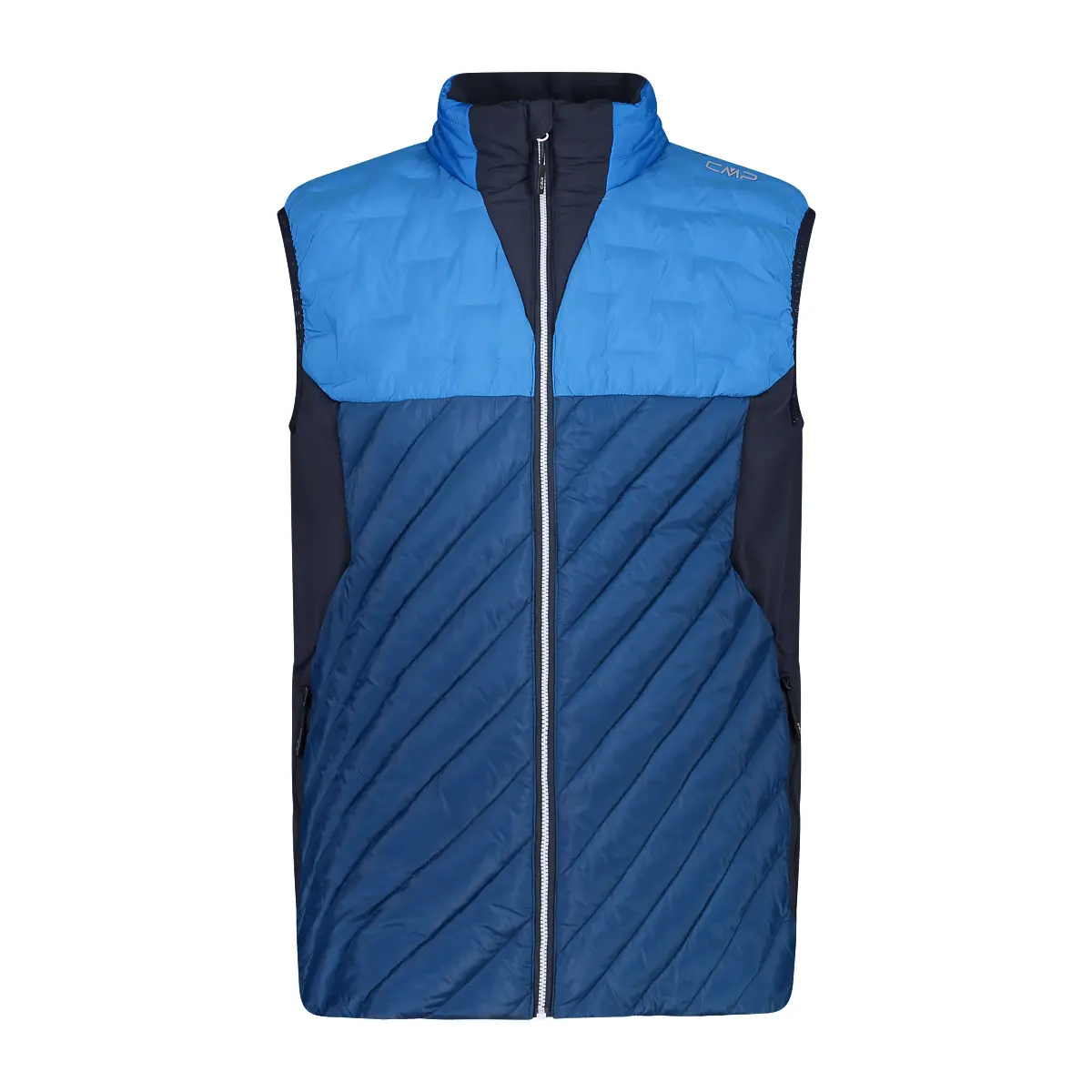 Cmp Men's Bleu Sleeveless Down Jacket Unlimitech