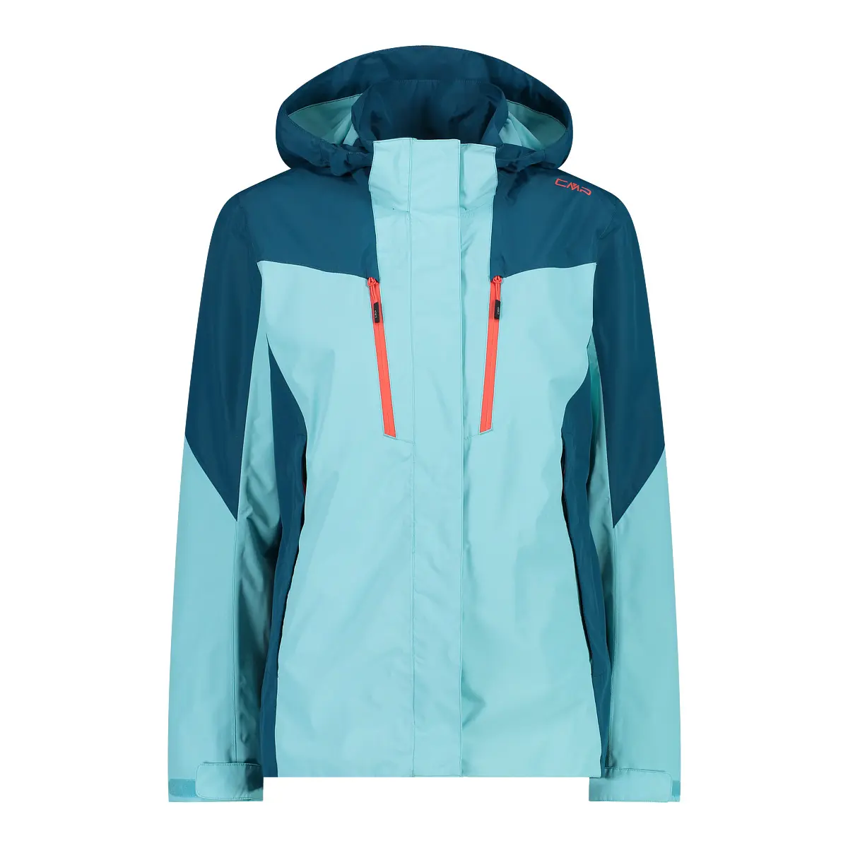 Damen Regenjacke mit Kapuze und Reißverschluss CMP