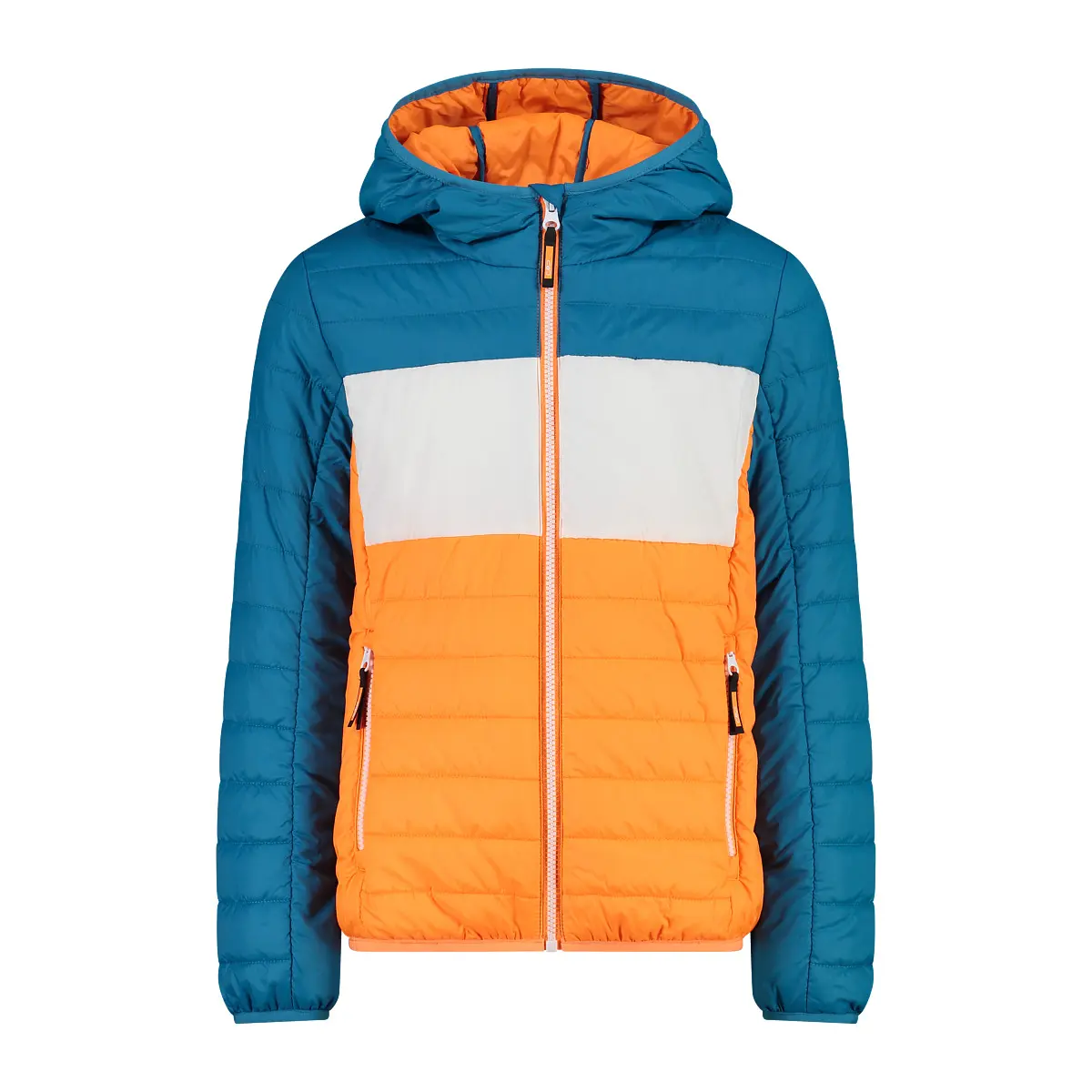 Cmp Boys Orange Children's Hooded Jacket