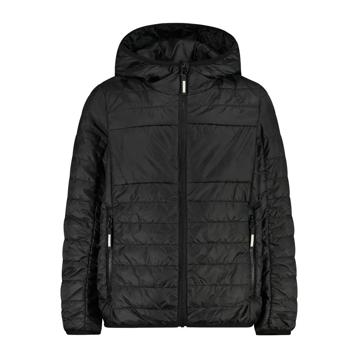 Cmp Boys Noir Kid's Hooded Puffer Jacket