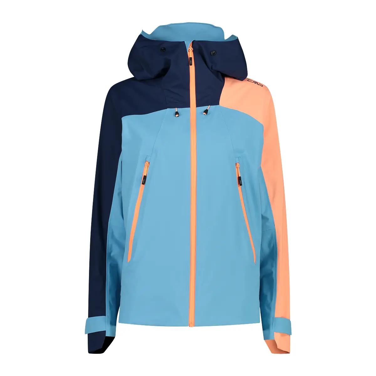 Cmp Women's Bleu Hooded Waterproof Jacket
