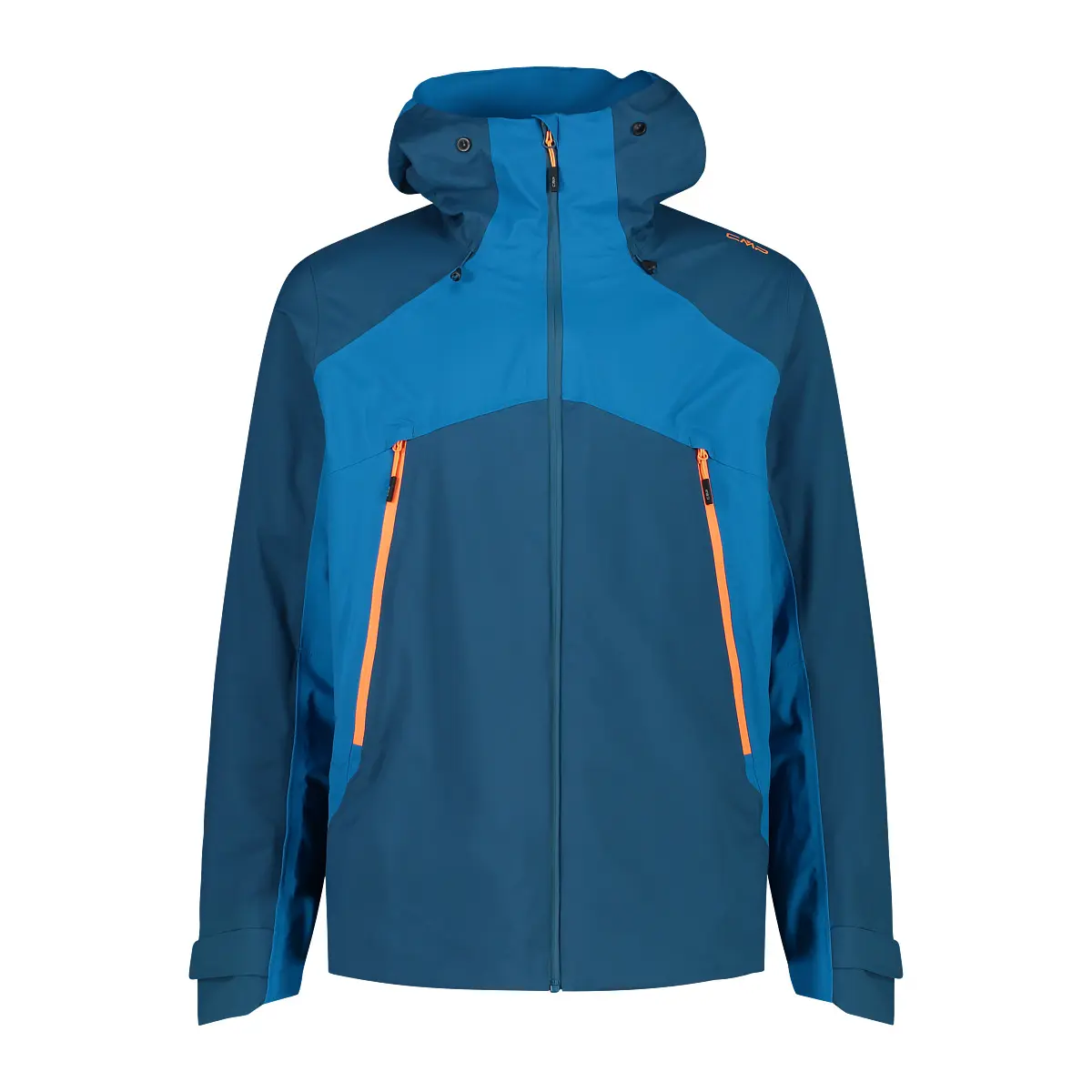 Cmp Men's Bleu Waterproof Hooded Jacket