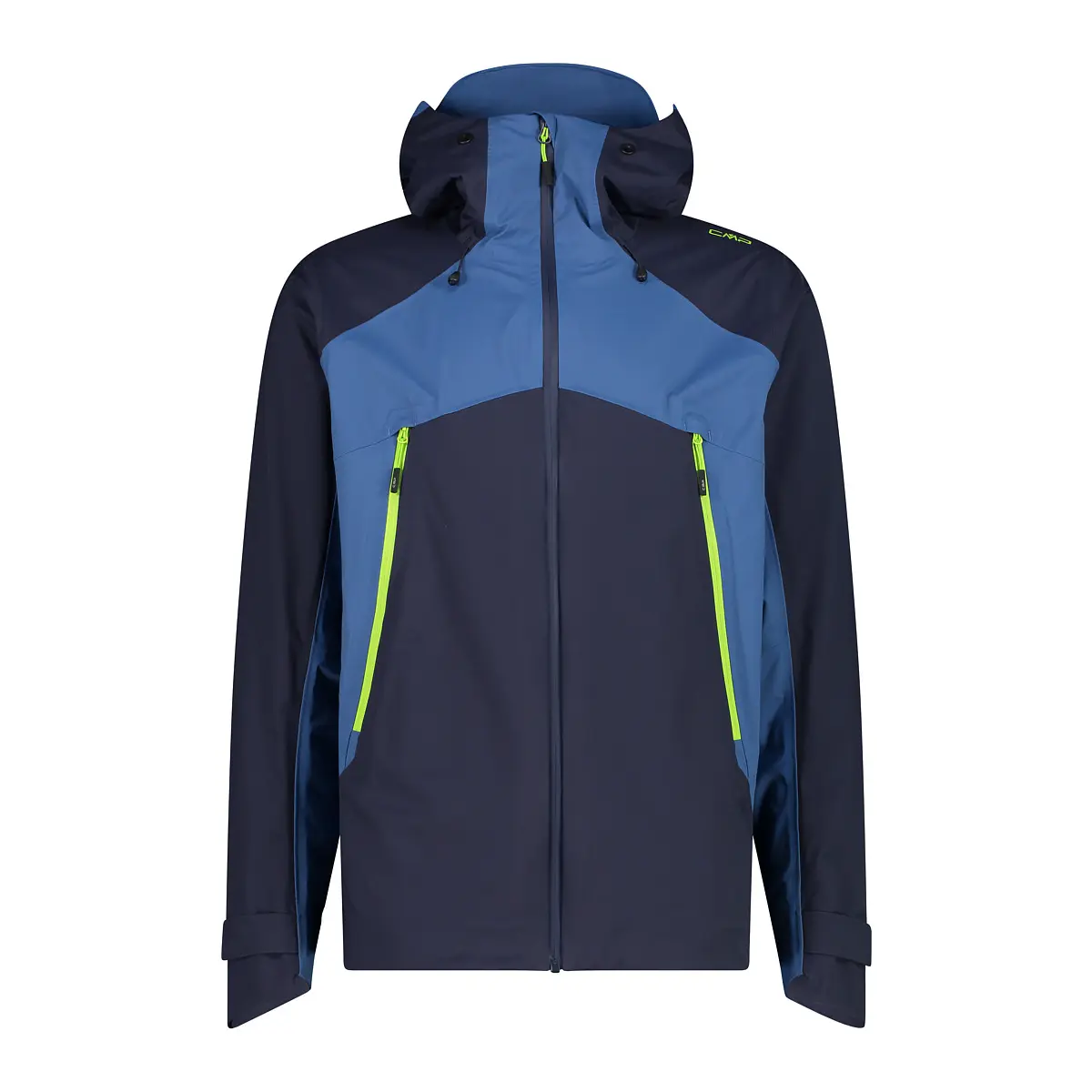Cmp Men's Bleu Waterproof Hooded Jacket