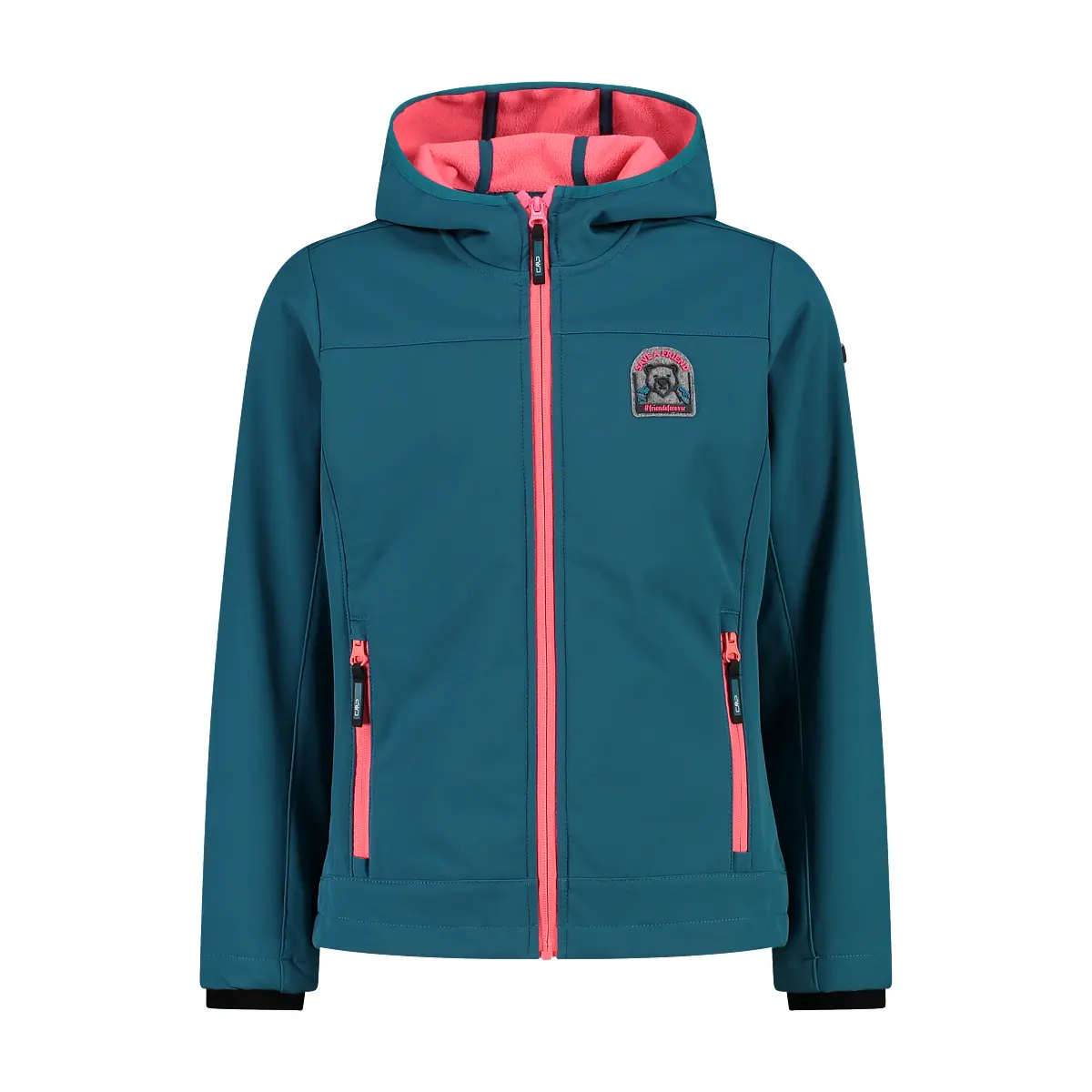 Cmp Girls Bleu 'S Hooded Jacket